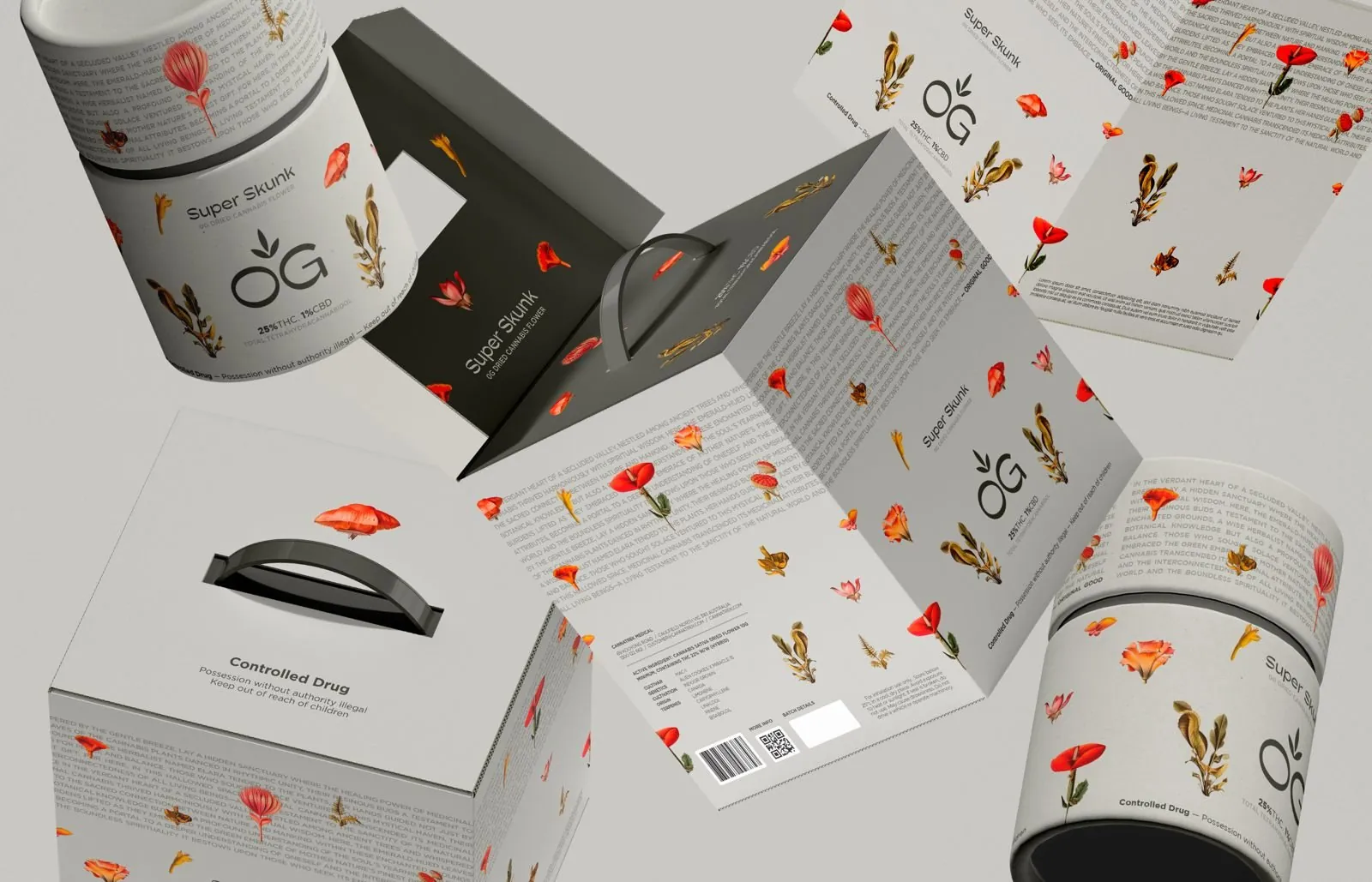 Original Good cartons and tubs