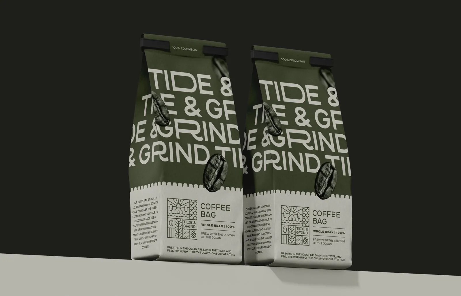 Tide & Grind coffee bags