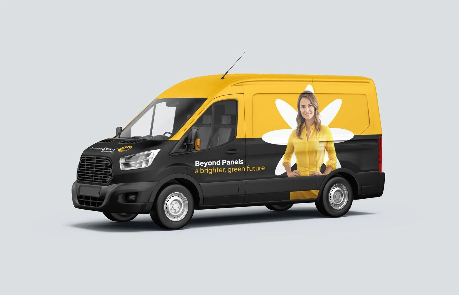 PowerSmart branded van