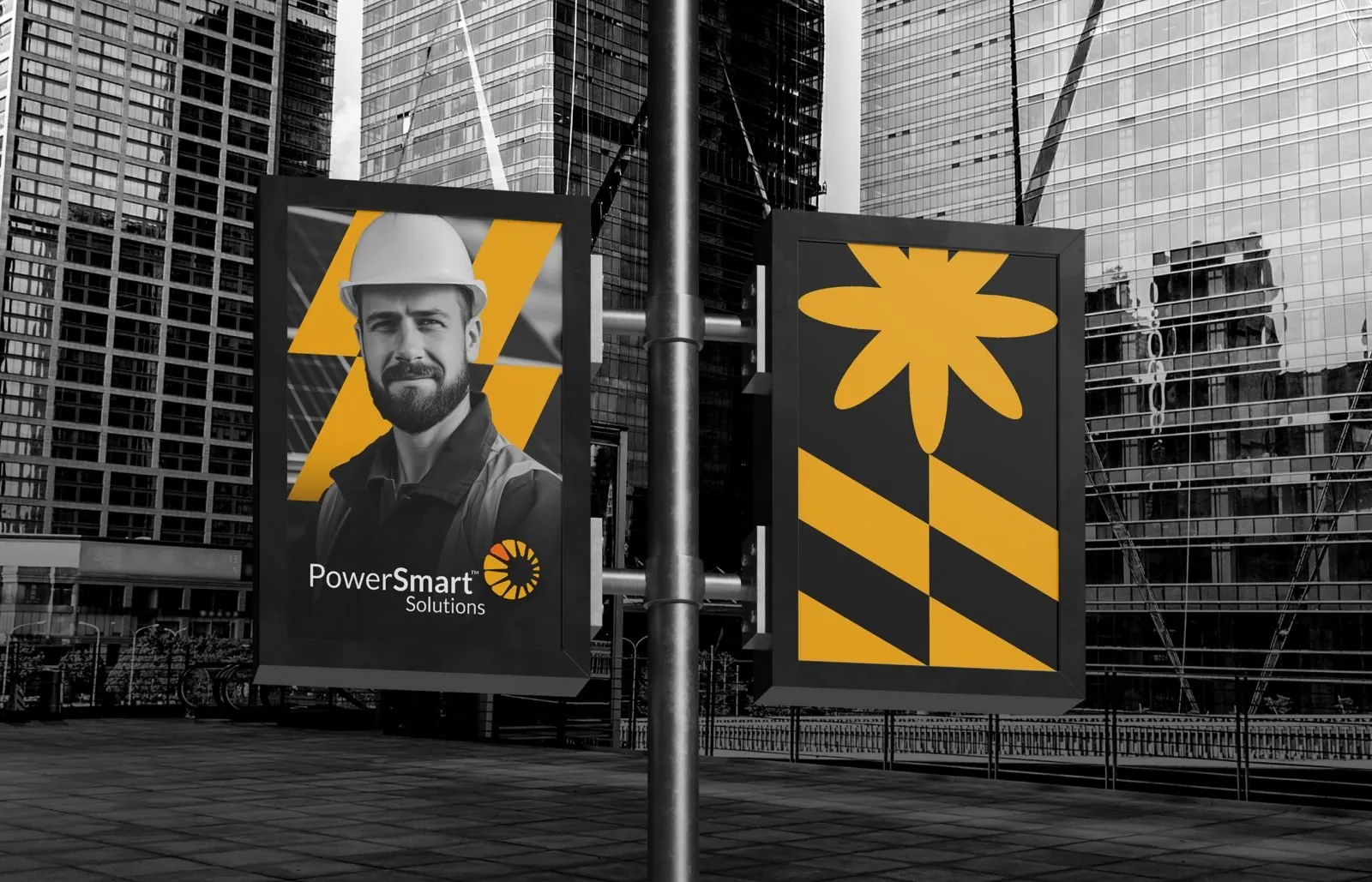 PowerSmart billboards in the city